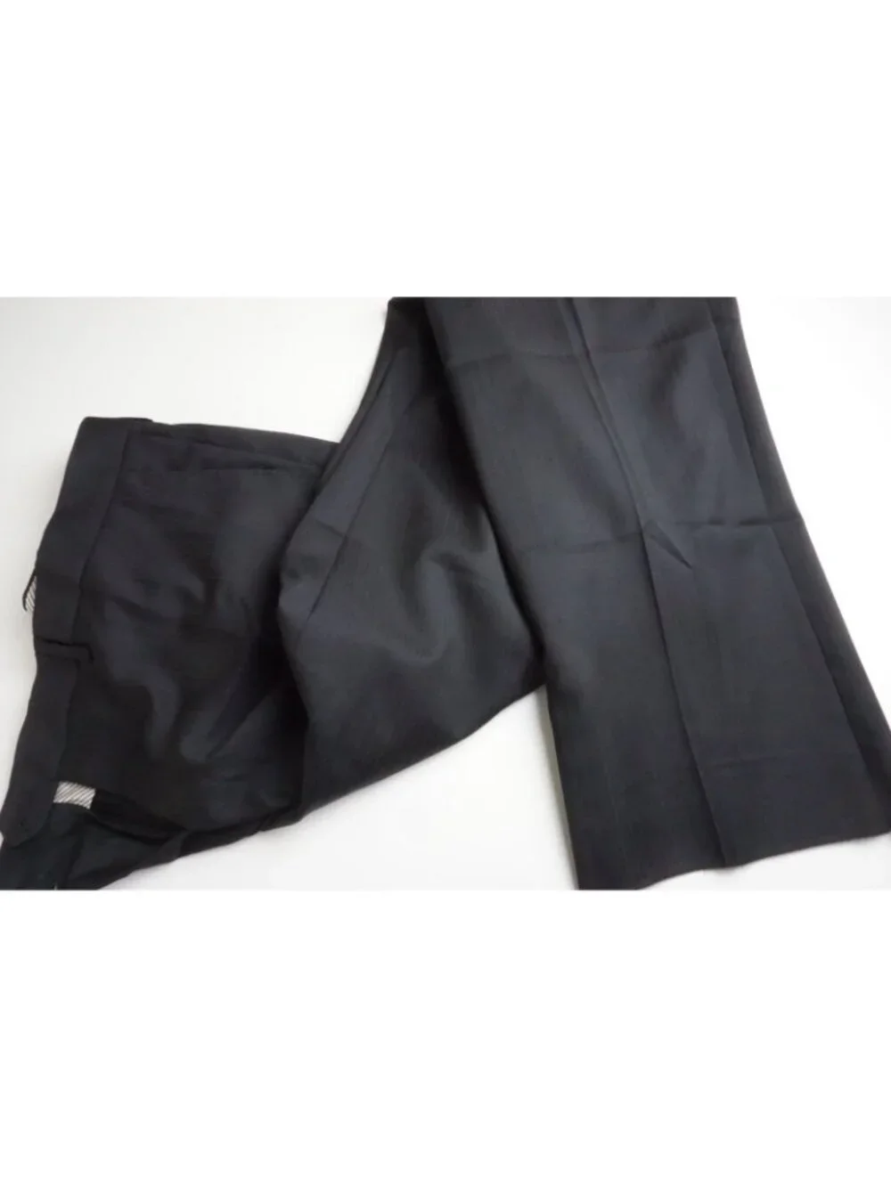 Tagliatore Black Striped 100s Wool 2 Pc Suit Jacket Pants Sz 48R US 58 EU NEW